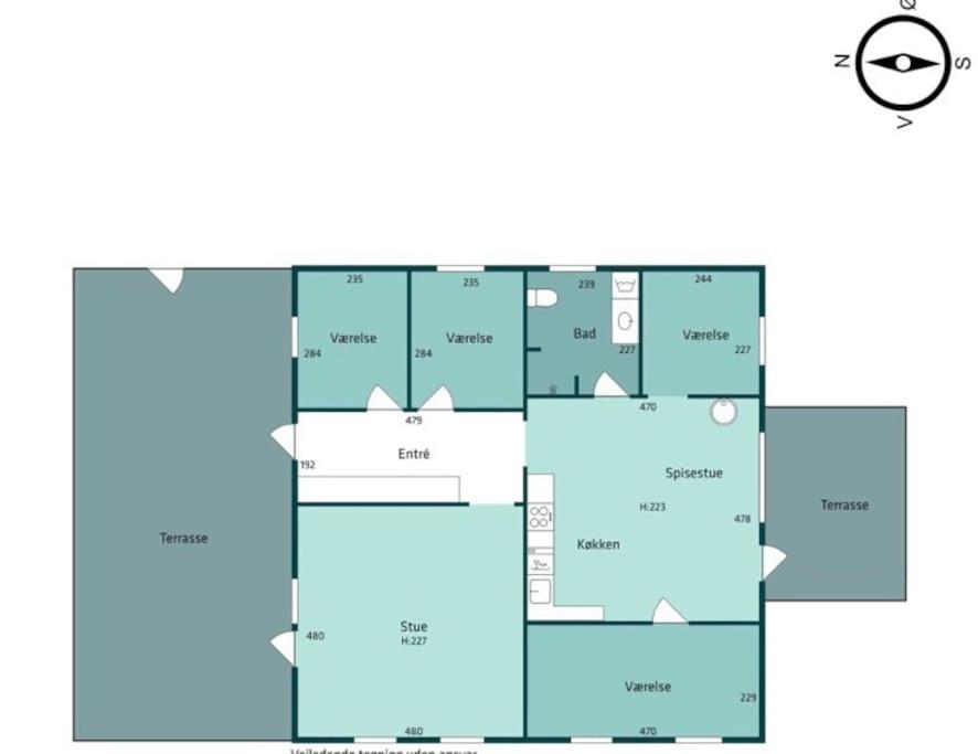 Spacey And Charming Cabin 300 M. From Beach Tjørneholm 外观 照片